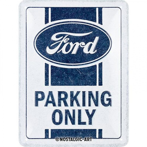 Blechschild Ford Logo Parking 1